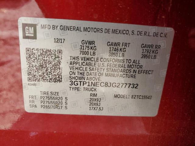 Photo 12 VIN: 3GTP1NEC8JG277732 - GMC SIERRA 