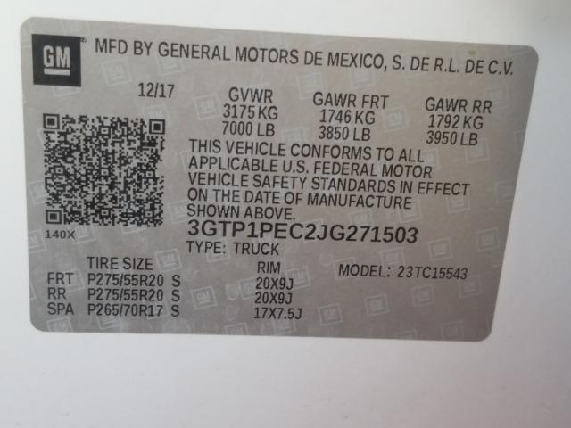 Photo 9 VIN: 3GTP1PEC2JG271503 - GMC SIERRA C15 