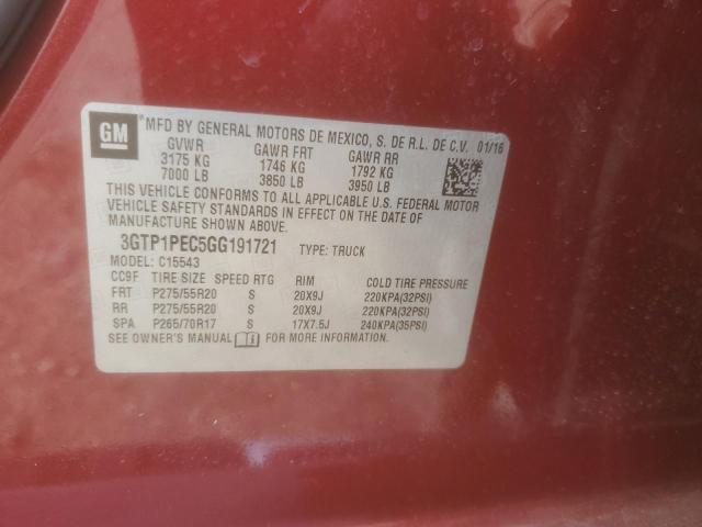 Photo 11 VIN: 3GTP1PEC5GG191721 - GMC SIERRA C15 