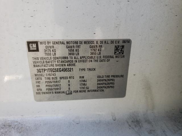 Photo 9 VIN: 3GTP1TEC5EG496321 - GMC SIERRA C15 