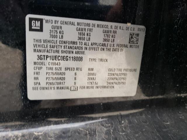 Photo 11 VIN: 3GTP1UEC0EG118008 - GMC SIERRA 