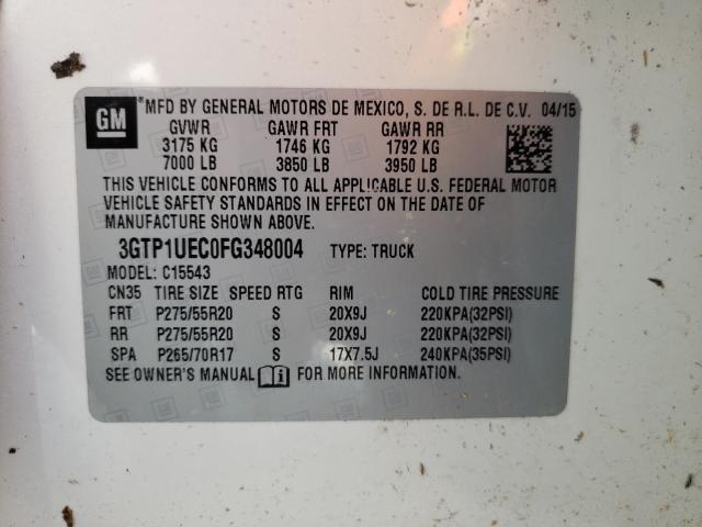 Photo 9 VIN: 3GTP1UEC0FG348004 - GMC SIERRA C15 