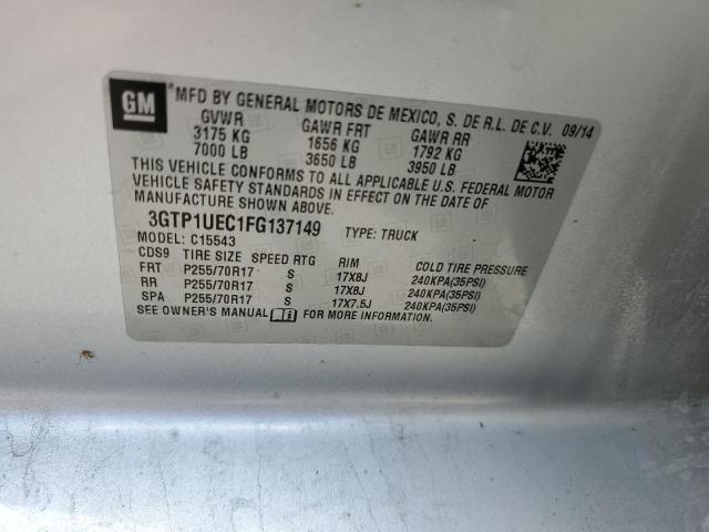 Photo 12 VIN: 3GTP1UEC1FG137149 - GMC SIERRA 