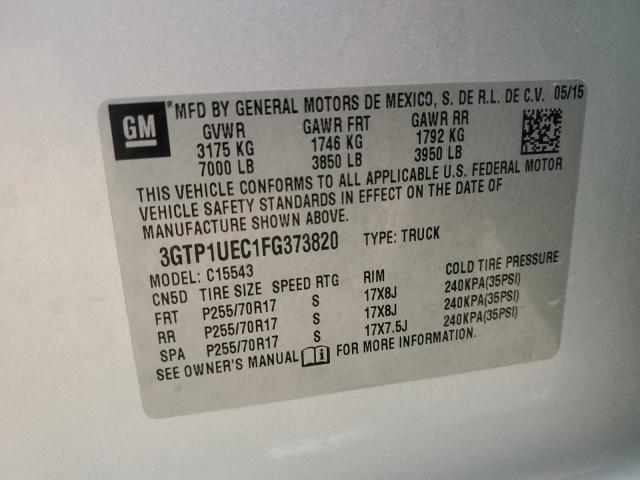 Photo 11 VIN: 3GTP1UEC1FG373820 - GMC SIERRA 