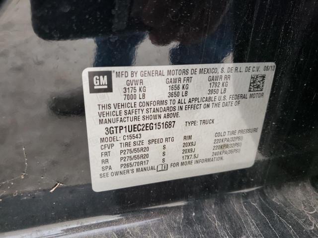 Photo 9 VIN: 3GTP1UEC2EG151687 - GMC SIERRA C15 