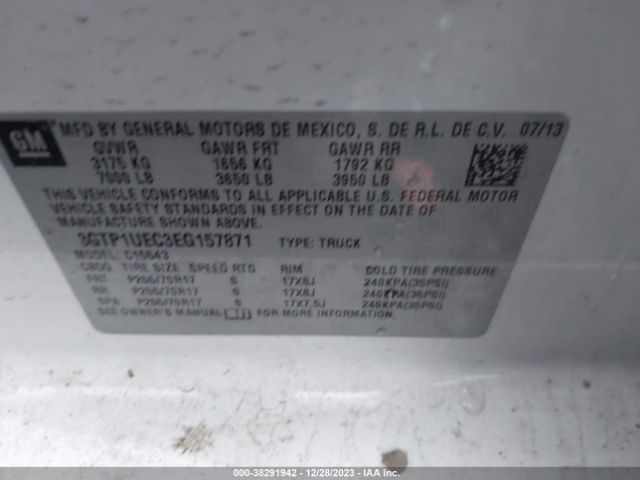 Photo 8 VIN: 3GTP1UEC3EG157871 - GMC SIERRA 1500 