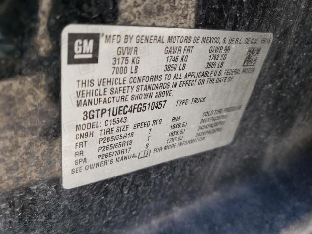 Photo 11 VIN: 3GTP1UEC4FG510457 - GMC SIERRA C15 