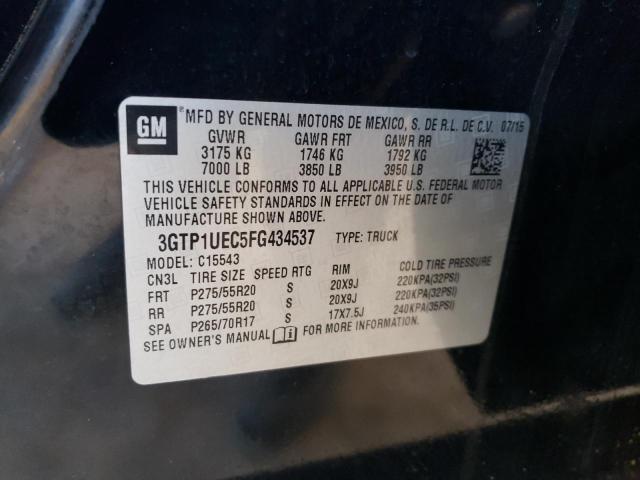 Photo 11 VIN: 3GTP1UEC5FG434537 - GMC SIERRA 