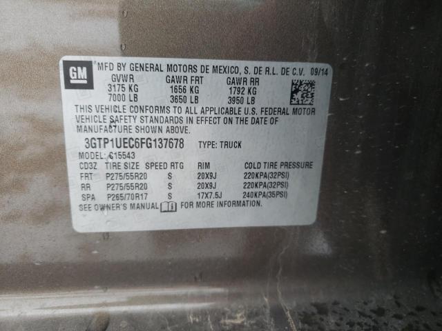 Photo 11 VIN: 3GTP1UEC6FG137678 - GMC SIERRA C15 