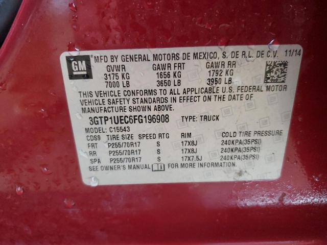 Photo 11 VIN: 3GTP1UEC6FG196908 - GMC SIERRA 