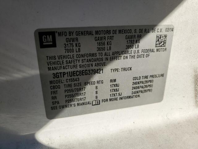 Photo 11 VIN: 3GTP1UEC8EG379421 - GMC SIERRA C15 