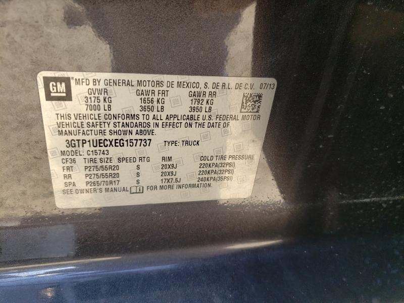 Photo 9 VIN: 3GTP1UECXEG157737 - GMC SIERRA C15 