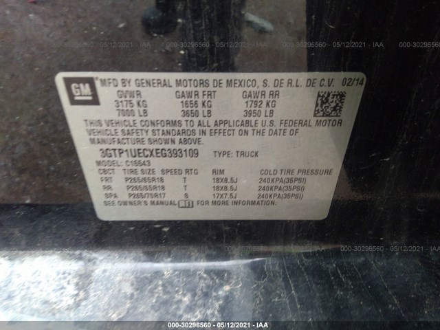 Photo 8 VIN: 3GTP1UECXEG393109 - GMC SIERRA 1500 