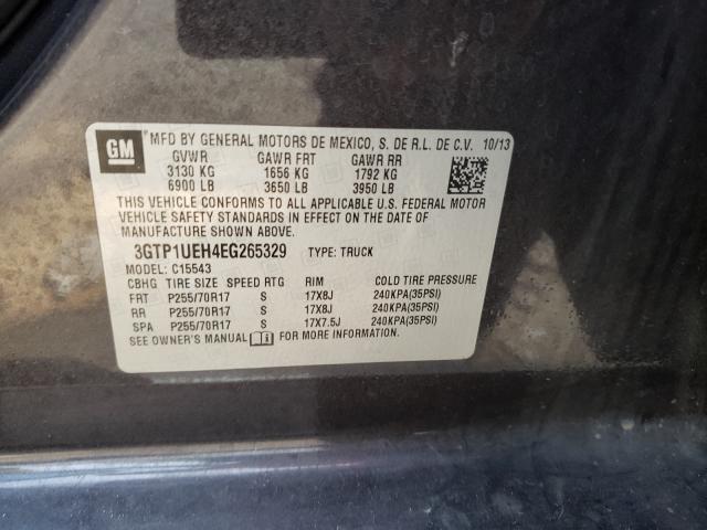 Photo 9 VIN: 3GTP1UEH4EG265329 - GMC SIERRA C15 