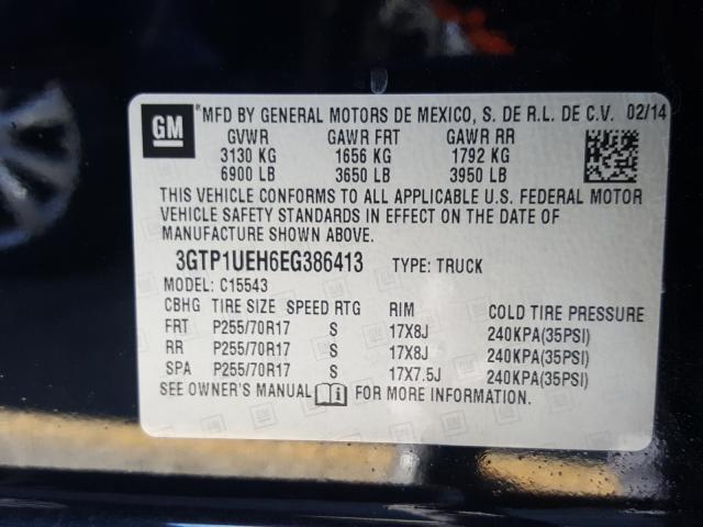 Photo 9 VIN: 3GTP1UEH6EG386413 - GMC SIERRA C15 