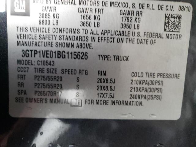 Photo 9 VIN: 3GTP1VE01BG115626 - GMC SIERRA C15 