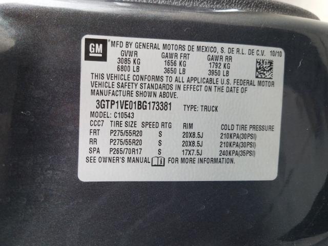 Photo 9 VIN: 3GTP1VE01BG173381 - GMC SIERRA C15 