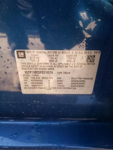 Photo 9 VIN: 3GTP1VEC5FG316574 - GMC SIERRA C15 