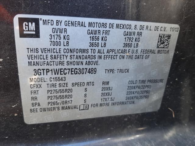 Photo 9 VIN: 3GTP1WEC7EG307489 - GMC SIERRA C15 