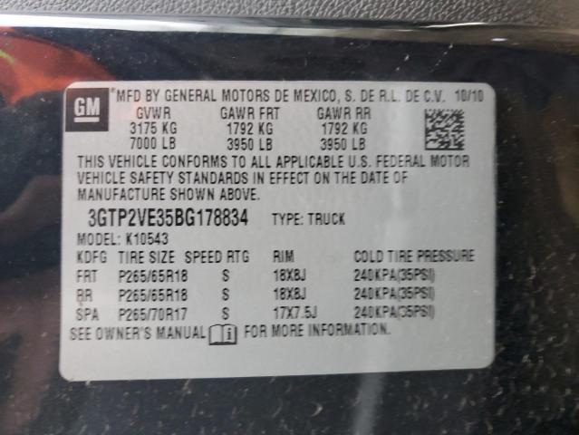 Photo 11 VIN: 3GTP2VE35BG178834 - GMC SIERRA 