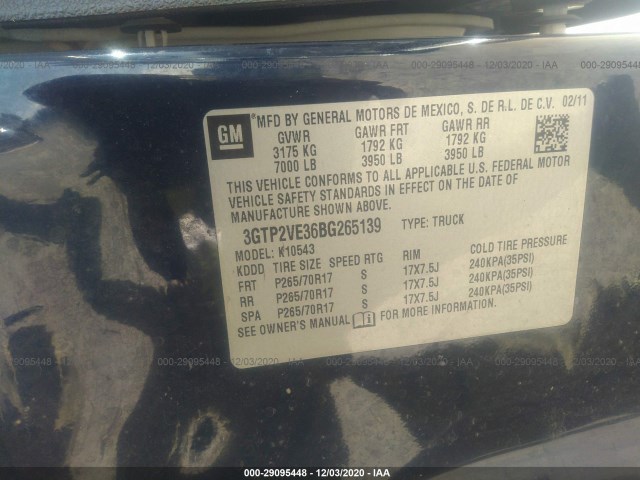 Photo 8 VIN: 3GTP2VE36BG265139 - GMC SIERRA 1500 