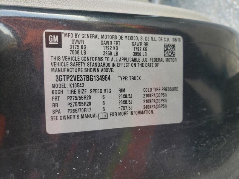 Photo 9 VIN: 3GTP2VE37BG134964 - GMC SIERRA K15 