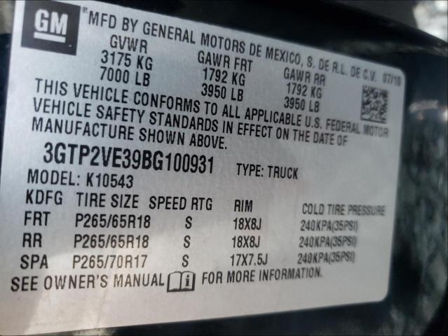 Photo 9 VIN: 3GTP2VE39BG100931 - GMC SIERRA K15 