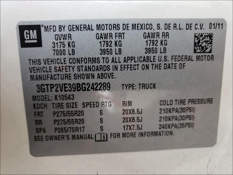 Photo 9 VIN: 3GTP2VE39BG242289 - GMC SIERRA K15 