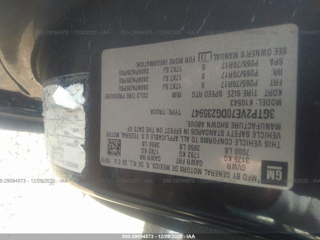 Photo 8 VIN: 3GTP2VE70DG235947 - GMC SIERRA 1500 