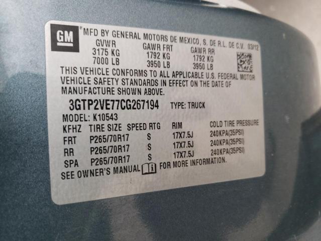 Photo 9 VIN: 3GTP2VE77CG267194 - GMC SIERRA K15 