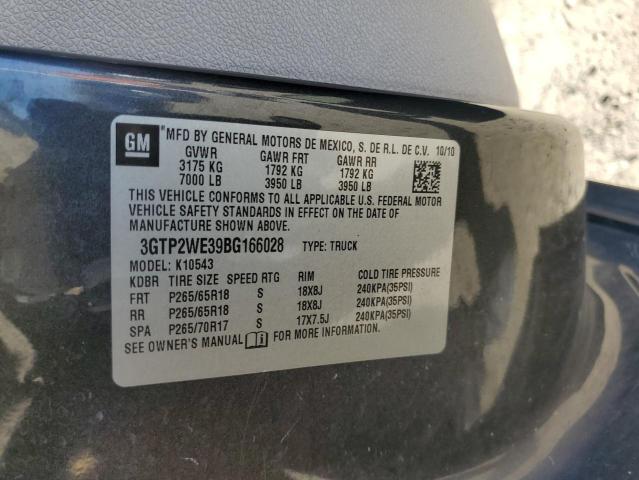 Photo 11 VIN: 3GTP2WE39BG166028 - GMC SIERRA 