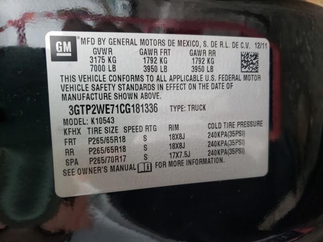 Photo 9 VIN: 3GTP2WE71CG181336 - GMC SIERRA K15 