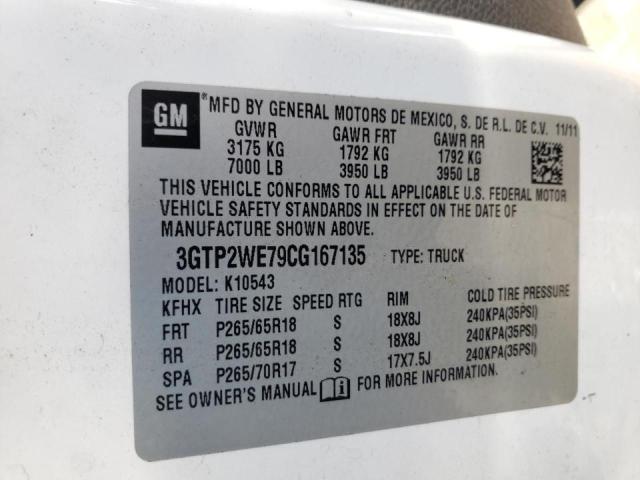 Photo 9 VIN: 3GTP2WE79CG167135 - GMC SIERRA K15 