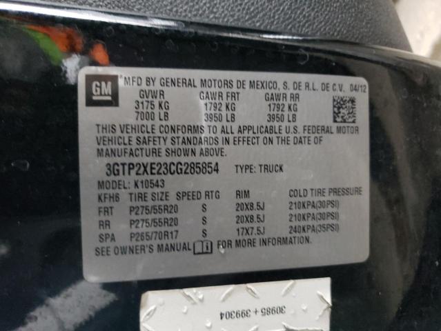 Photo 9 VIN: 3GTP2XE23CG285854 - GMC SIERRA DEN 