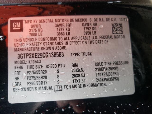 Photo 9 VIN: 3GTP2XE29CG138583 - GMC SIERRA K15 