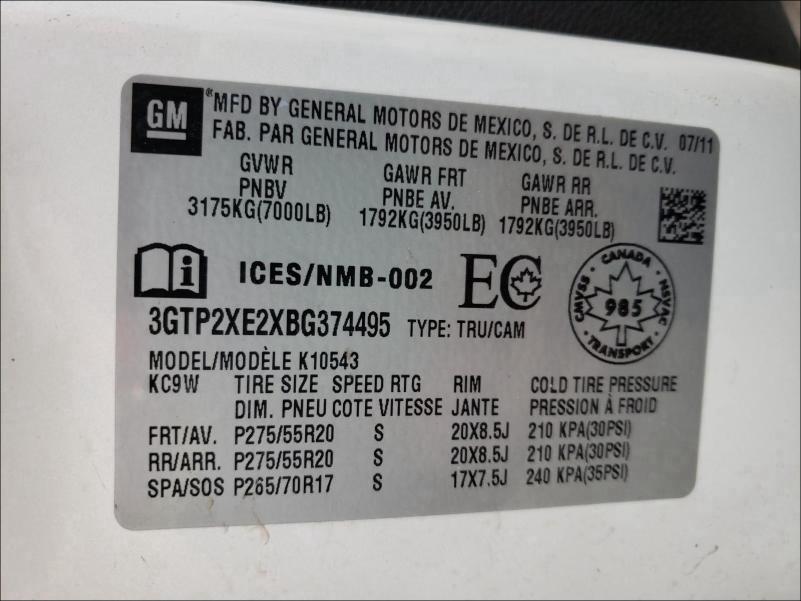 Photo 9 VIN: 3GTP2XE2XBG374495 - GMC SIERRA K15 