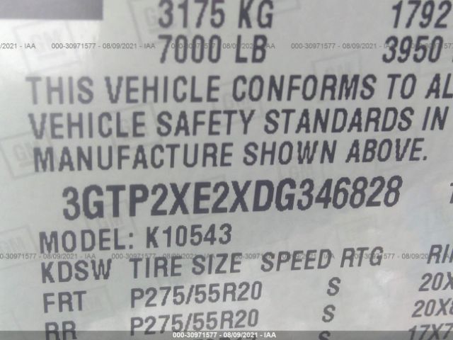 Photo 8 VIN: 3GTP2XE2XDG346828 - GMC SIERRA 1500 