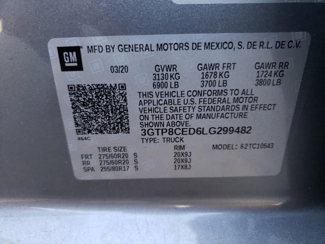 Photo 9 VIN: 3GTP8CED6LG299482 - GMC SIERRA C15 