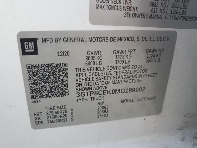 Photo 12 VIN: 3GTP8CEK0MG189902 - GMC SIERRA C15 