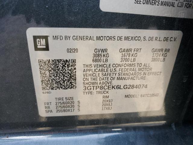 Photo 11 VIN: 3GTP8CEK6LG284074 - GMC SIERRA 