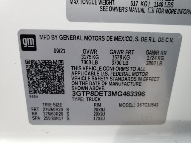 Photo 9 VIN: 3GTP8DET3MG463396 - GMC SIERRA C15 