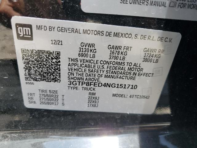 Photo 11 VIN: 3GTP8FED4NG151710 - GMC SIERRA LIM 