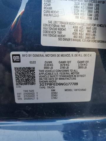 Photo 11 VIN: 3GTP8FED6NG177709 - GMC SIERRA LIM 