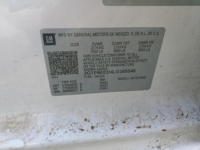 Photo 12 VIN: 3GTP9EED4LG165546 - GMC SIERRA 