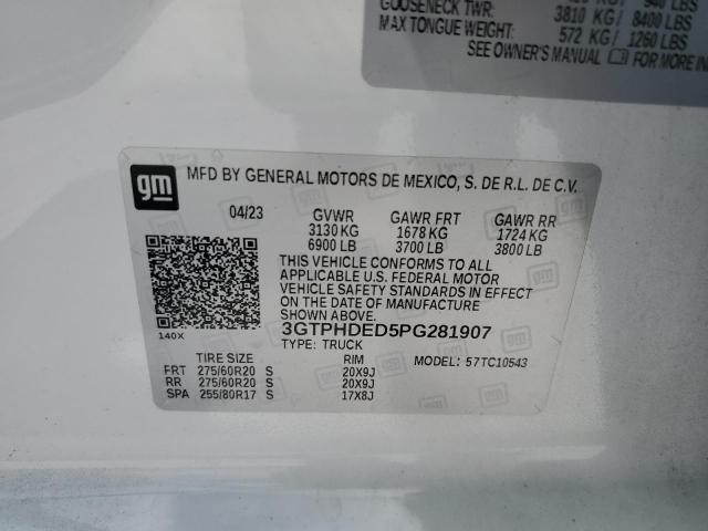 Photo 11 VIN: 3GTPHDED5PG281907 - GMC SIERRA C15 