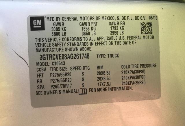 Photo 9 VIN: 3GTRCVE08AG261748 - GMC SIERRA C15 