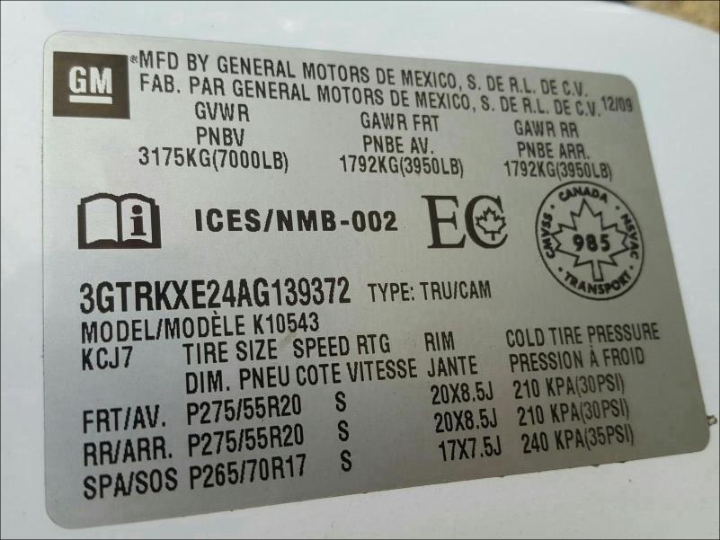 Photo 9 VIN: 3GTRKXE24AG139372 - GMC SIERRA K15 