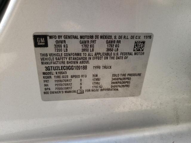 Photo 9 VIN: 3GTU2LEC9GG109188 - GMC SIERRA K15 