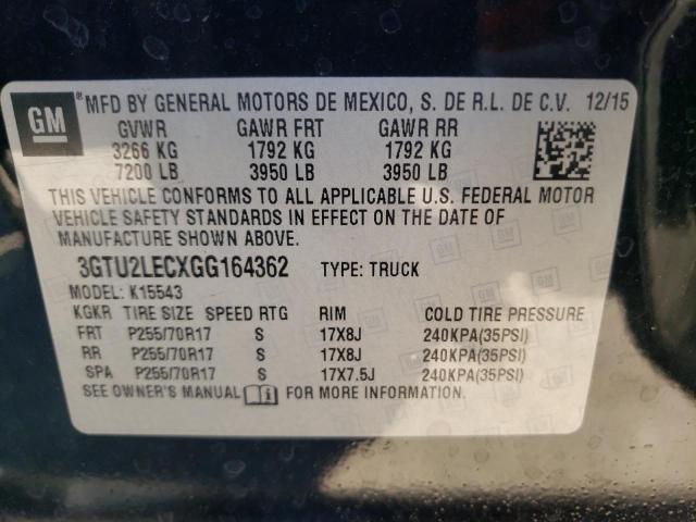 Photo 9 VIN: 3GTU2LECXGG164362 - GMC SIERRA K15 