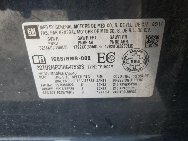 Photo 9 VIN: 3GTU2MEC0HG475838 - GMC SIERRA K15 